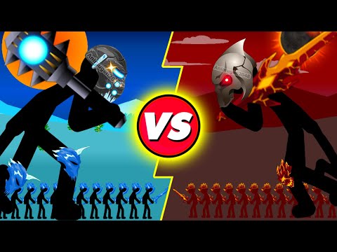 AURA MEGA GRIFFON vs LAVA ULTRA BOSS | Stick War Legacy Mod