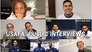 USAFA: public interviews | why usafa, tips for applying, do you want to fly, etc.