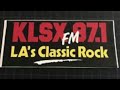 97.1 KLSX the Classic Rock station Los Angeles (1991). Jingles, djs and commercials.