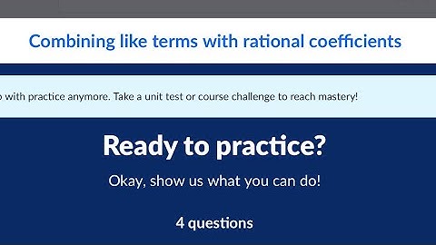 Combining like terms with rational coefficients | Unit 1 : Algebra foundations | Khan Academy