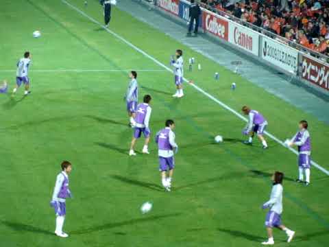 2009/11/08 Ｊ１リーグ大宮対広島　試合前アップ風景