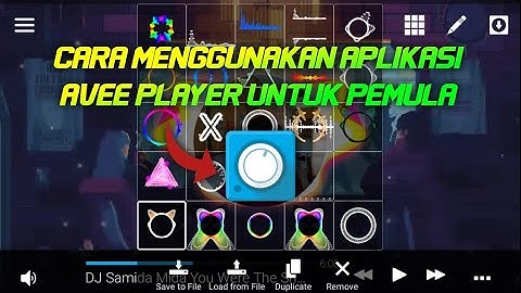 Tutorial cara menggunakan aplikasi  //Avee Player bagi pemula.
