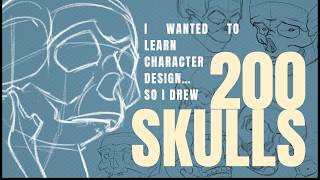 My Art Journey #1 | Learning to Draw Skulls