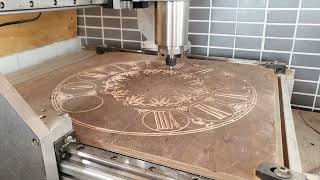 V-Carving a large wood dial - Extra video - 21-22 May 2024