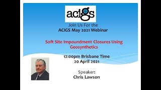 ACigs webinar - May 2021 - Chris Lawson