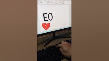 Broken Heart Emoji in Microsoft Word #mswordshortcuts #shortcutkeysofcomputer #brokenheartemoji