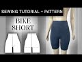Bike short sewing tutorial  pattern  julianna zinchenko pdf patterns sewing tutorial