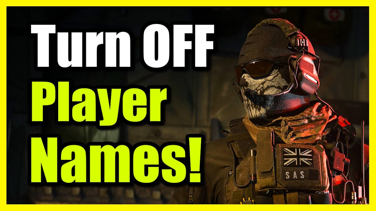 How to Turn Off Player Names in Game on COD Modern Warfare 3 (Fast