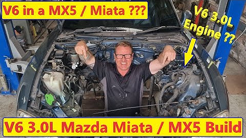 Monster V6 3.0L MX5 / Miata Build : Part 2 : Engine bay strip down.