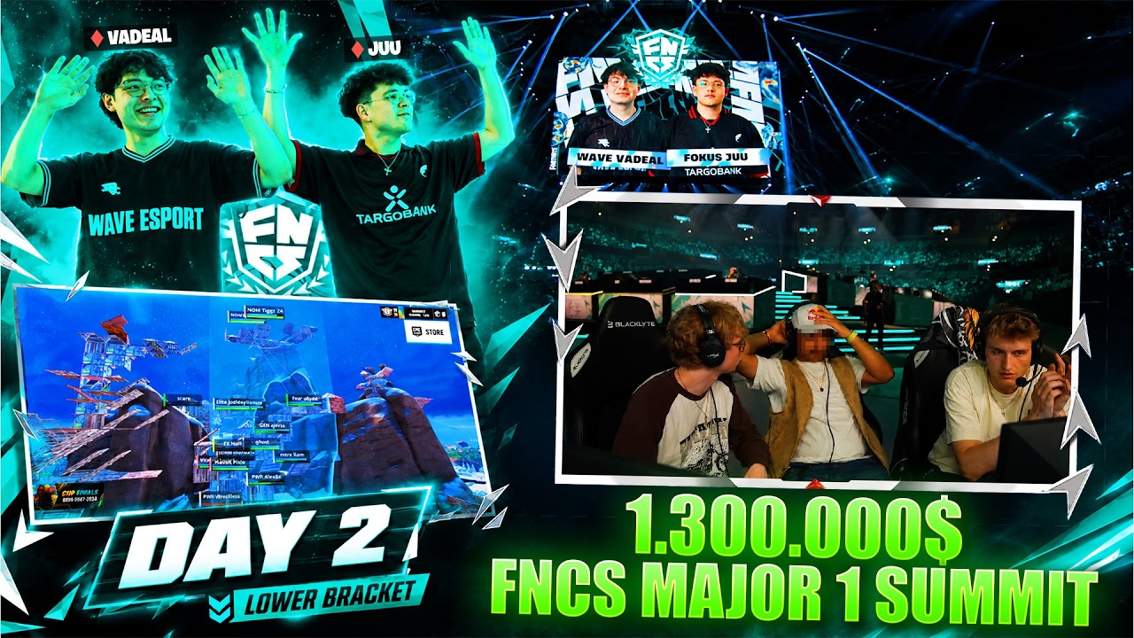🔥ALLES ODER NICHTS FÜR VADEAL! | 1.300.000$ FNCS SUMMIT LOWER BRACKET DAY 2