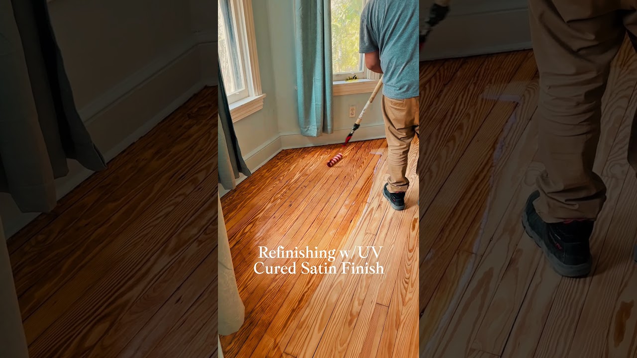 Stunning Hardwood Floor Refinish | UV Cured Satin Finish in Pottstown, PA! 