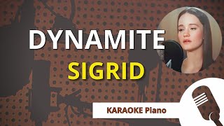 DYNAMITE (Sigrid) - KARAOKE Piano