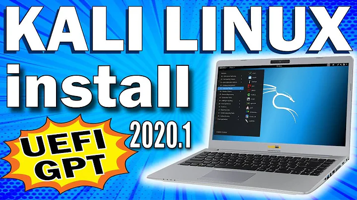 How to Install Kali Linux in UEFI Mode | GPT Partition | Hindi | 2020.1