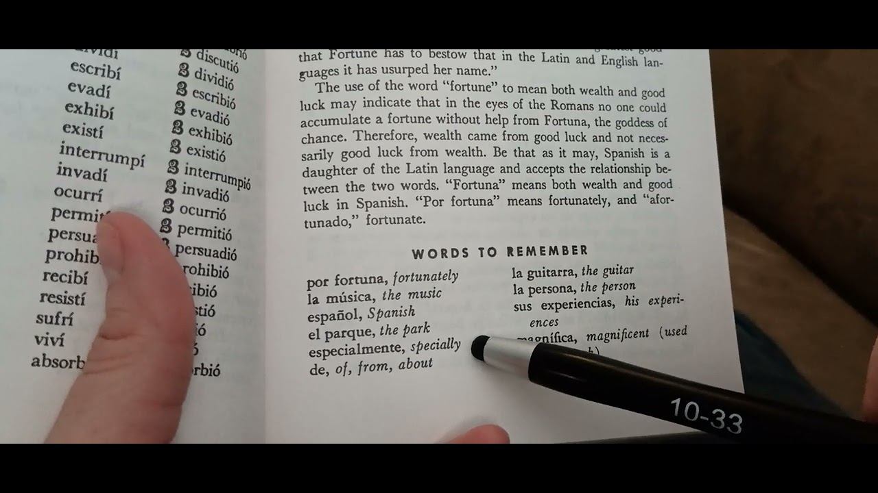 Madrigal's Magic Key to Spanish Lección 14 - YouTube