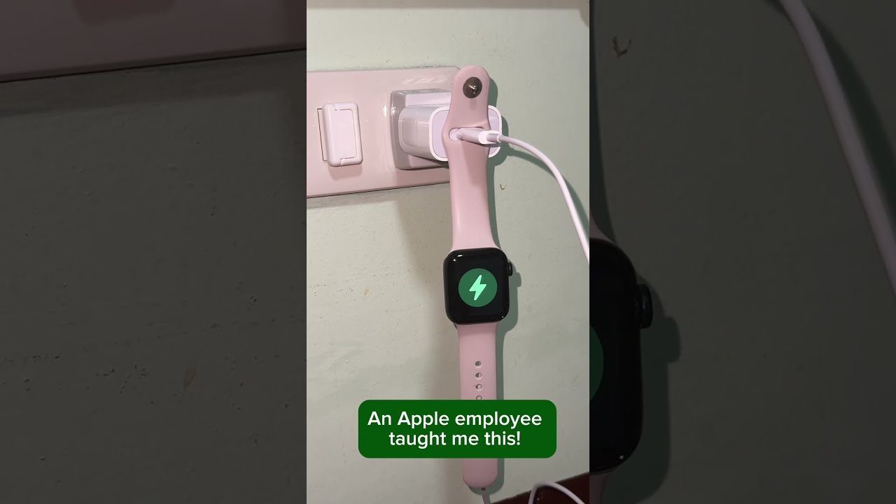 Apple Watch Hack Using The Charger As A Holder For 