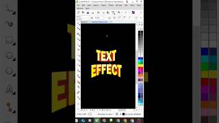 😱😱 3D Text Effect  in CorelDRAW | Easy CorelDRAW Tutorial 🔥🔥