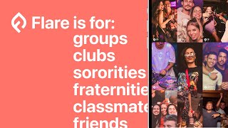 Flare – The ultimate app for groups (Dark mode) screenshot 2