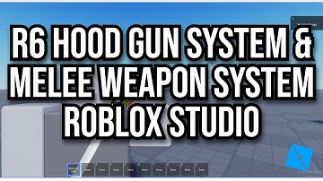 [FREE] R6 HOOD GUN & WEAPON MELEE SYSTEM SCRIPTED ROBLOX STUDIO