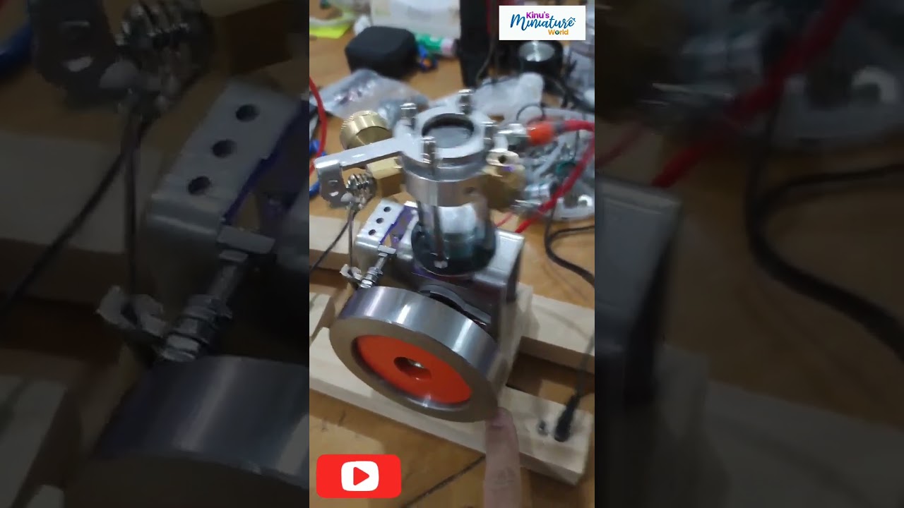 2.2cc Mini Double-cylinder Four-stroke Evaporative Water-cooling Gasoline Internal Pump Engine 37