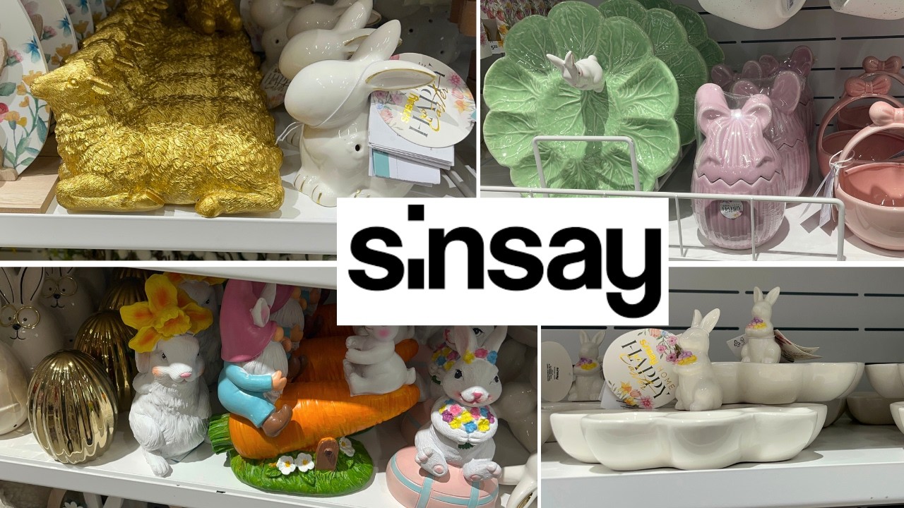 Nowości w Sinsay/Piękne baranki😍Urocze ozdoby wielkanocne 🐤