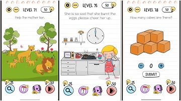 Brain Test: Tricky Puzzles - Levels 71-80 Walkthrough Gameplay