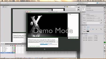 upload file in flash