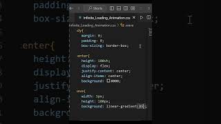 Infinite Loading Animation | HTML CSS