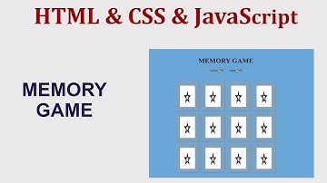 HTML,CSS,JavaScript ile Hafıza Oyunu Yapmak | Memory Game with HTML+CSS +JS