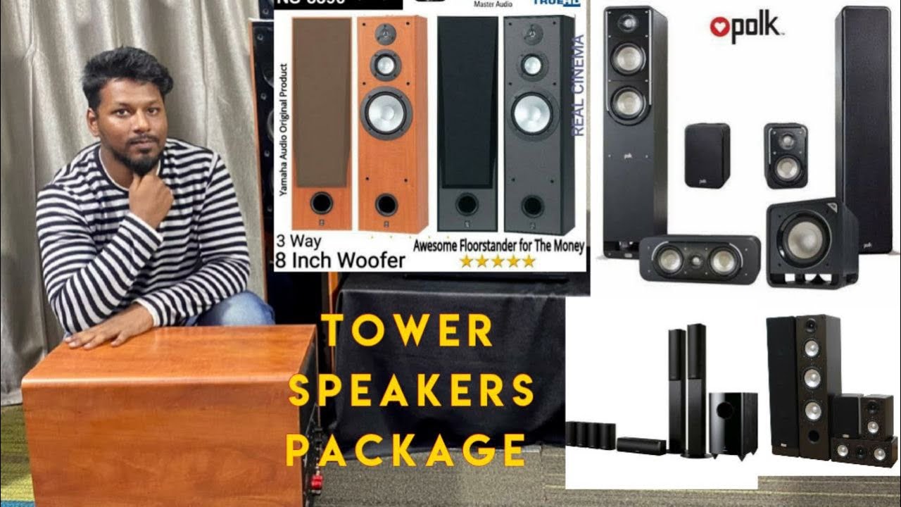 Home Theatre Tower Speakers package for Sale low price . Call