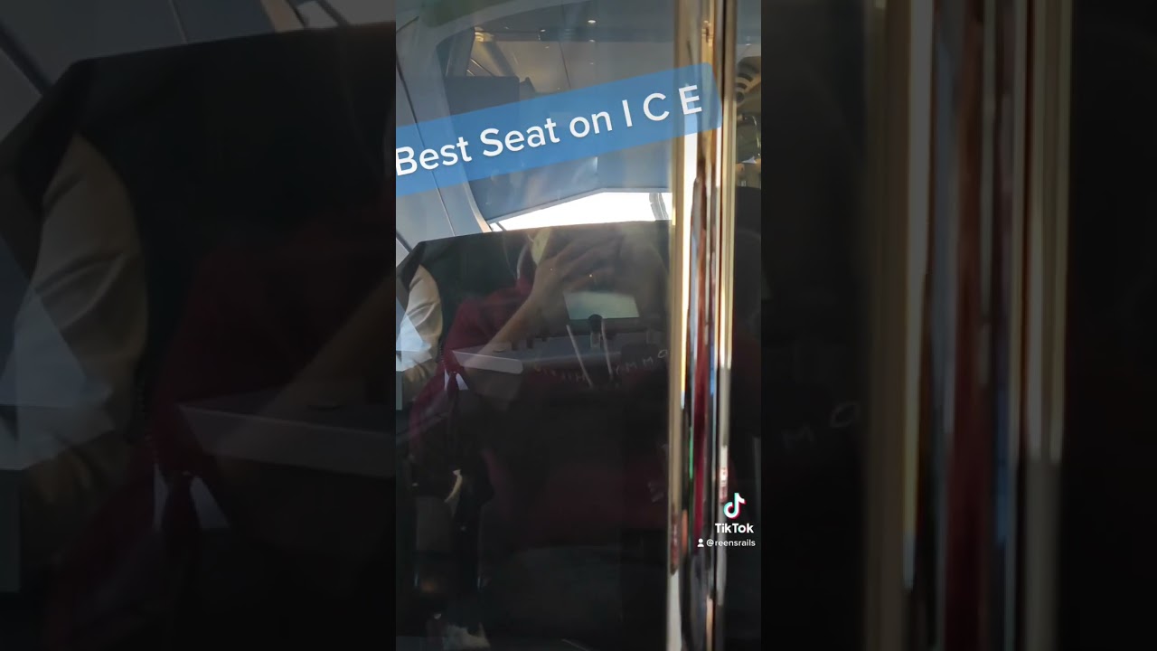 ICE 1st class Lounge Panorama-Lounge - rear cab view