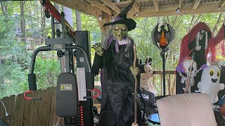 Home Depot Halloween 2025 7 Foot Animated Spellcasting Witch Decoration Review