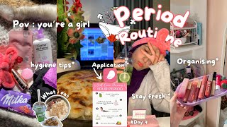 Trying to be productive on my period?نصائح عن الدورة الشهرية لازم كل بنت تعرفها*النظافة الشخصية