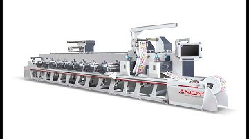Smart-340S Unit Type Flexographic Printing Press (Sleeve Type)