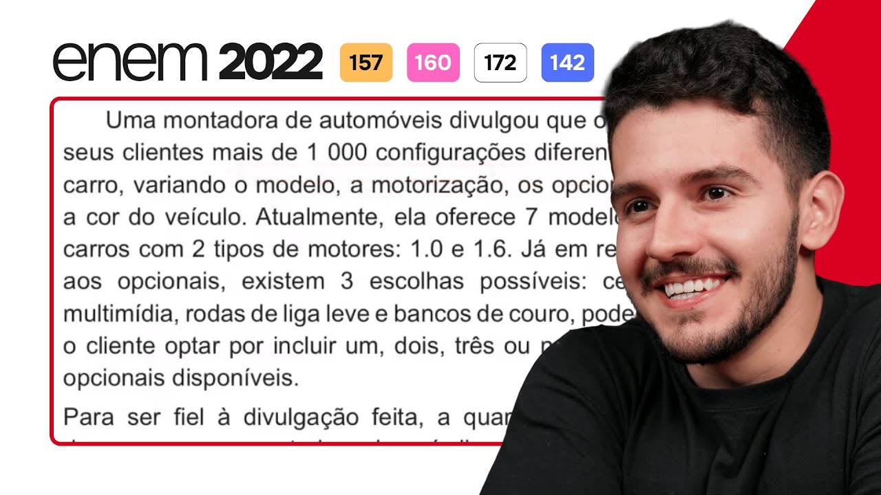 ENEM 2022 - Uma montadora de automóveis divulgou que oferta a seus ...
