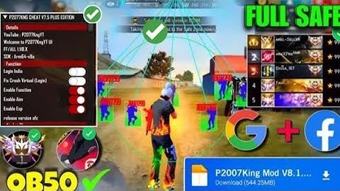 P2077KNG CHEAT V7.4 MOD MENU APK OB50 UPDATE ANTIBAN FREE FIRE 🔥 MOD MENU 100% SAFE |