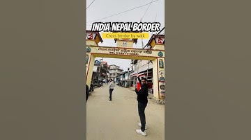 OMG😳INDIA NEPAL BORDER | Crossing Border by Road 😳 | #nepal #viral #trending #shorts