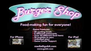 Burger Shop iPhone/iPad Game Trailer screenshot 1
