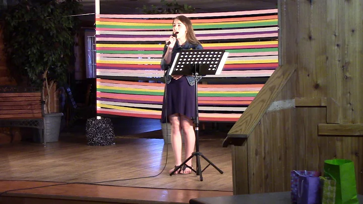 Grace Pichler singing "Hold On" from Broadway musi...