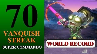 70 Vanquish Streak World Record w/ Super Commando Plants vs. Zombies: Garden Warfare screenshot 3