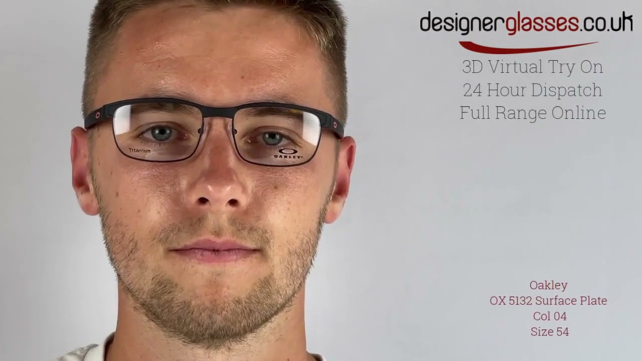 Oakley OX5132 Surface Plate Glasses - YouTube