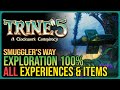 Trine 5  level 10 smugglers way 100 walkthrough  all experience  collectibles