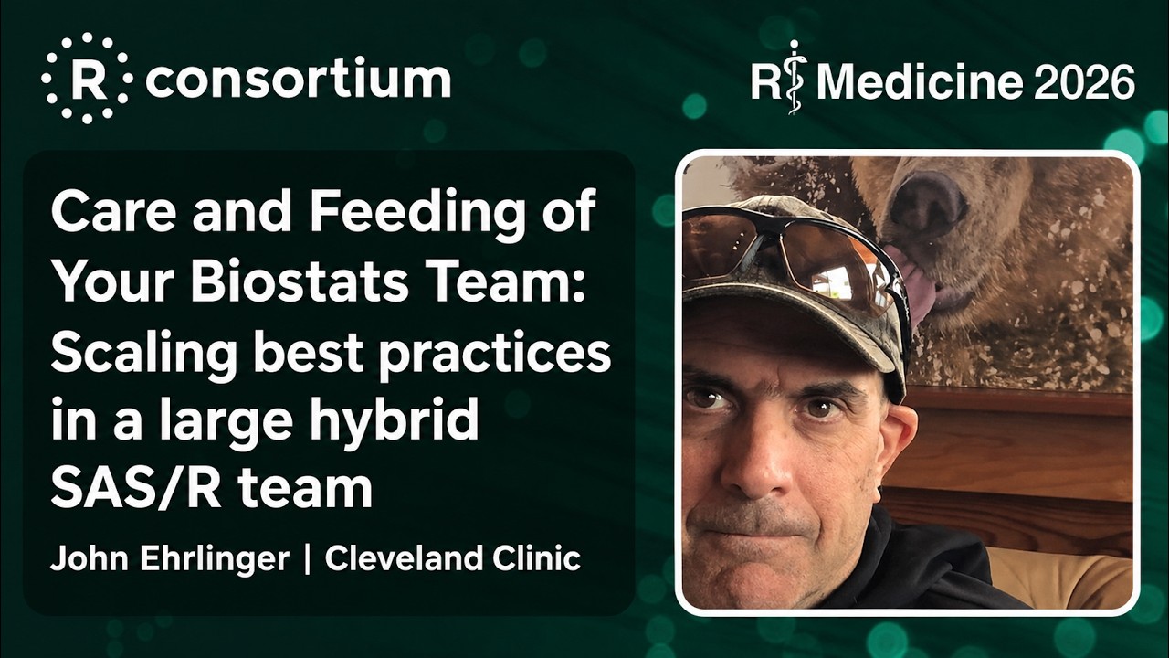 Thumbnail for Care and Feeding of Your Biostats Team: Scaling best practices in a large hybrid SAS/R team