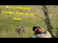 Rifle/Archery Combo. First Rusa Hunt.