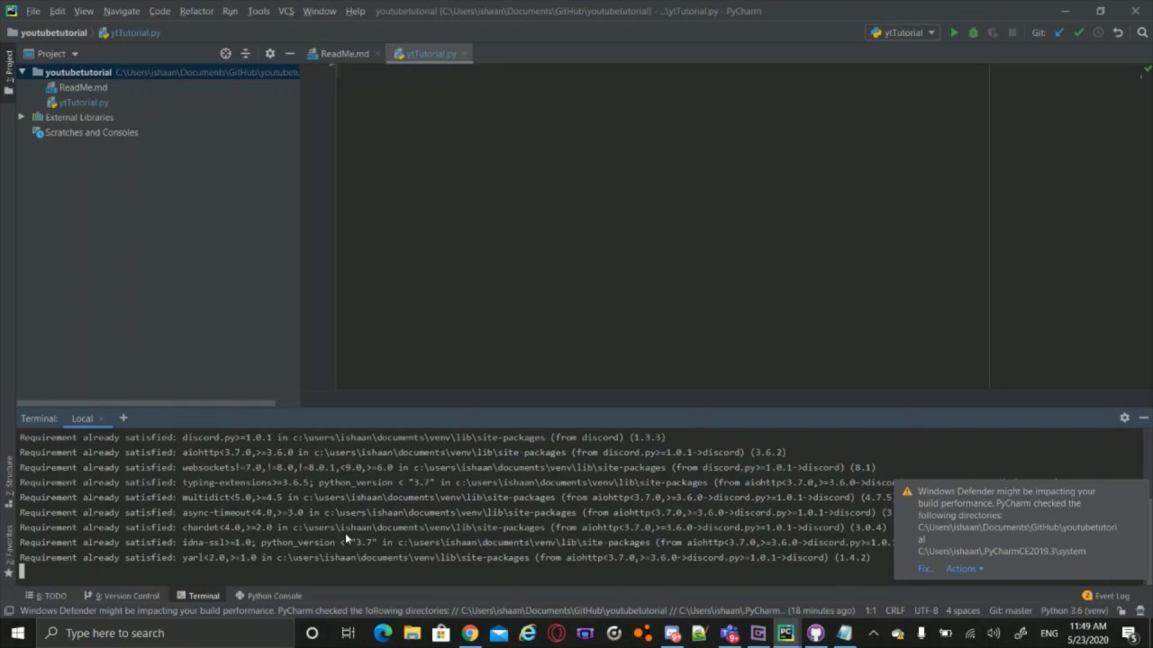 Discord Bot In Python Step 1 Setup Youtube