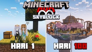 100 Hari di Minecraft INFINITE SKYBLOCK !!!