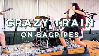 Crazy Train | Ally the Piper LIVE