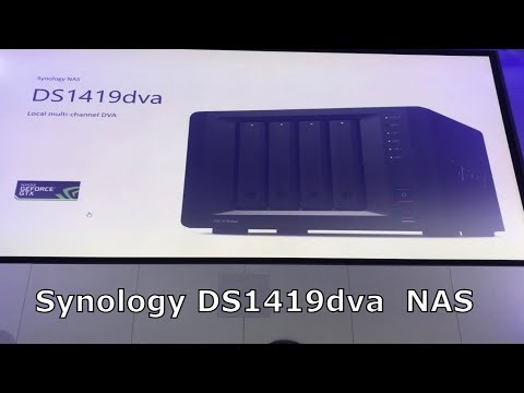 Synology DS1419dva Nvidia GeForce GPU Enabled NAS