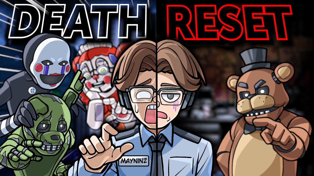 EVERY FNAF Game But If I Die I RESET To FNAF 1