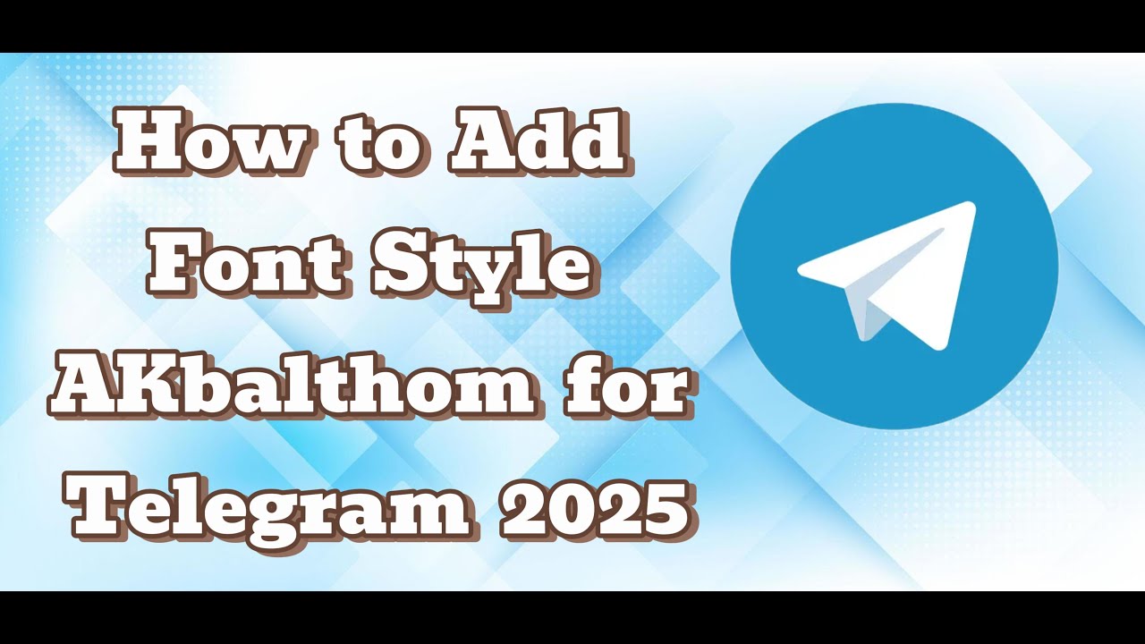 របៀបធ្វើអោយ Font ក្នុងកម្មវិធី Telegram ធំស្អាត. How to Change Font ...