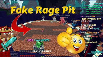 How to Build a Rage Pit! - Hypixel "The Pit"